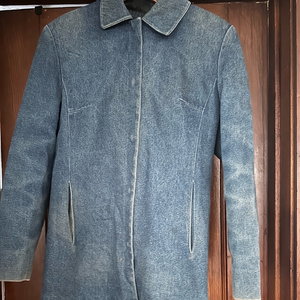 Anne Klein  (ak2) denim coat - S